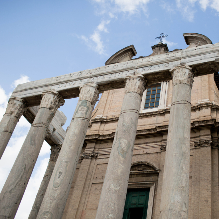 Ancient columns in Rome